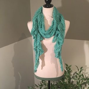 Oversized Lightweight Mini Geometric Floral Scarf